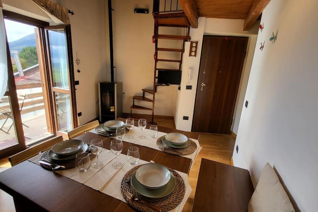 Apartament Attico E Super Attico Panoramico Rocca di Cambio Zewnętrze zdjęcie